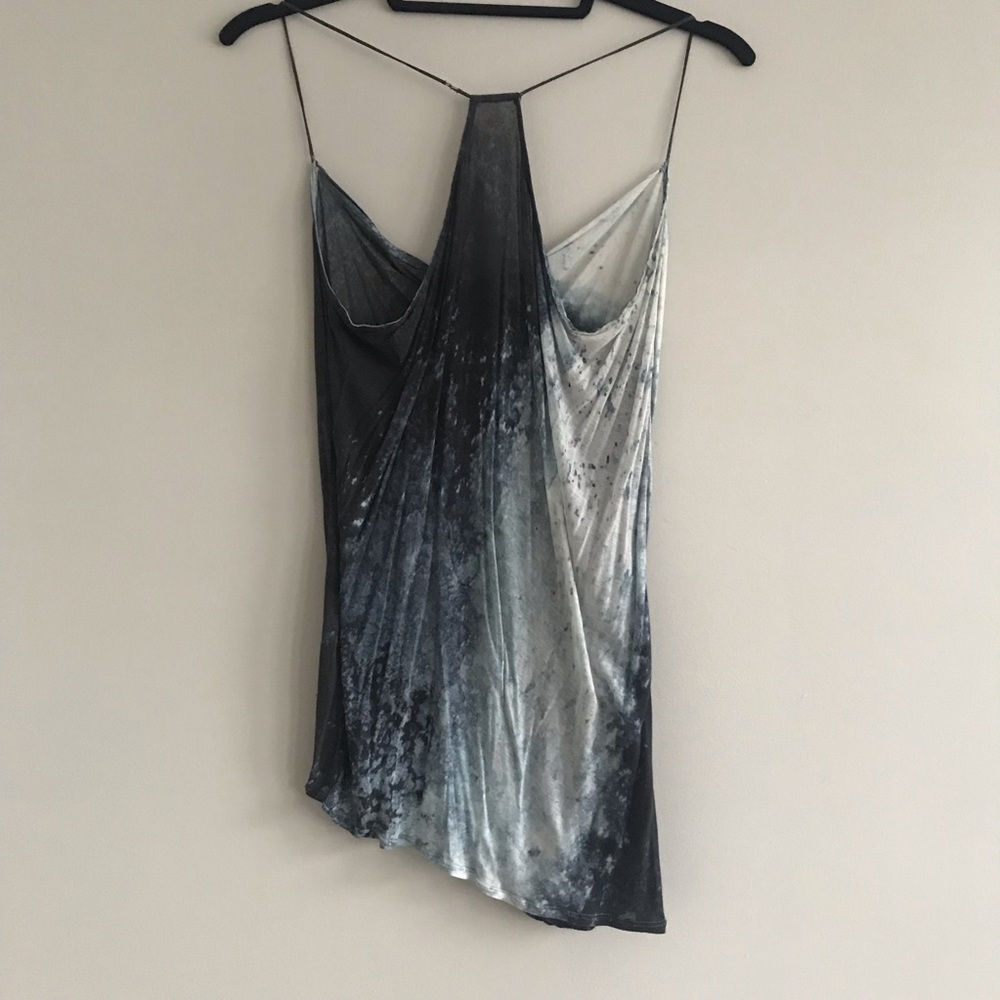 Helmut Lang Asymmetrical Tidal Print Tank - image 3